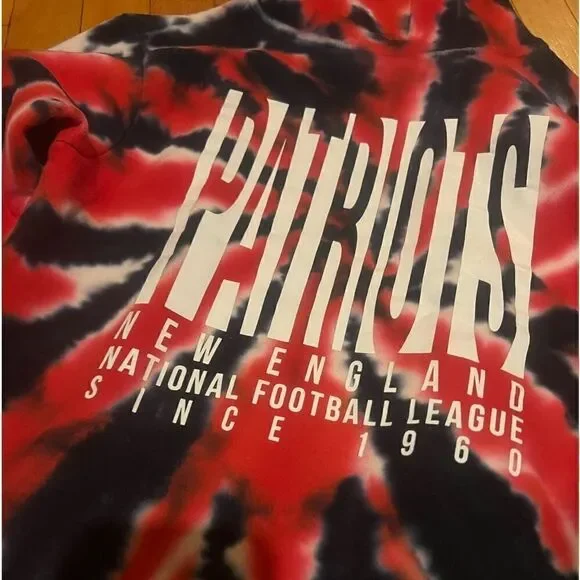 Patriots Blue/Red Hooded Sweatshirt - Picture 5 of 8